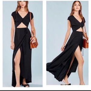 Reformation Vista cut out maxi dress